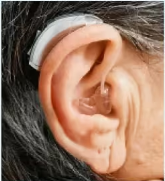 Behind-the-ear (BTE) worn on ear
